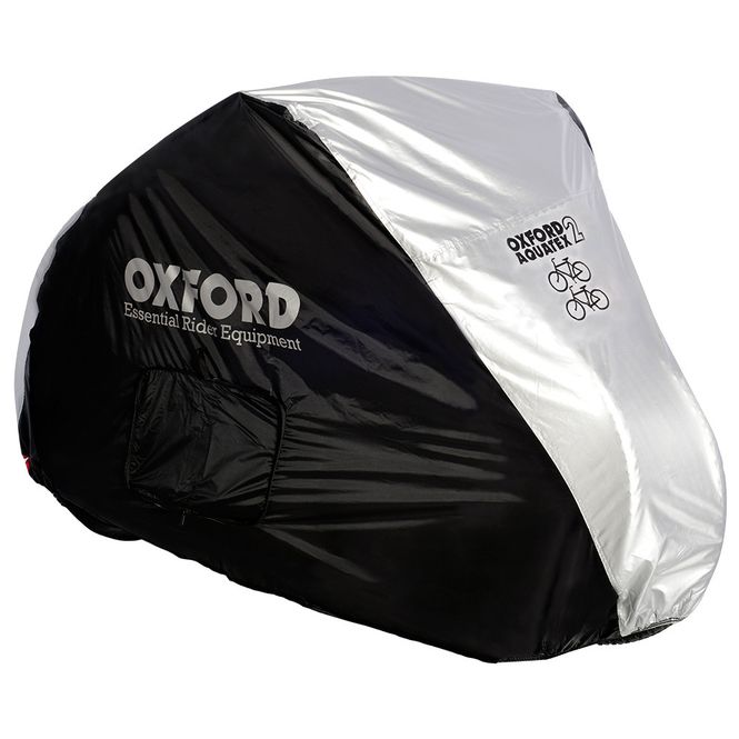 Hovedbilde Dobbelt sykkeltrekk Oxford Aquatex (svart/sølv)