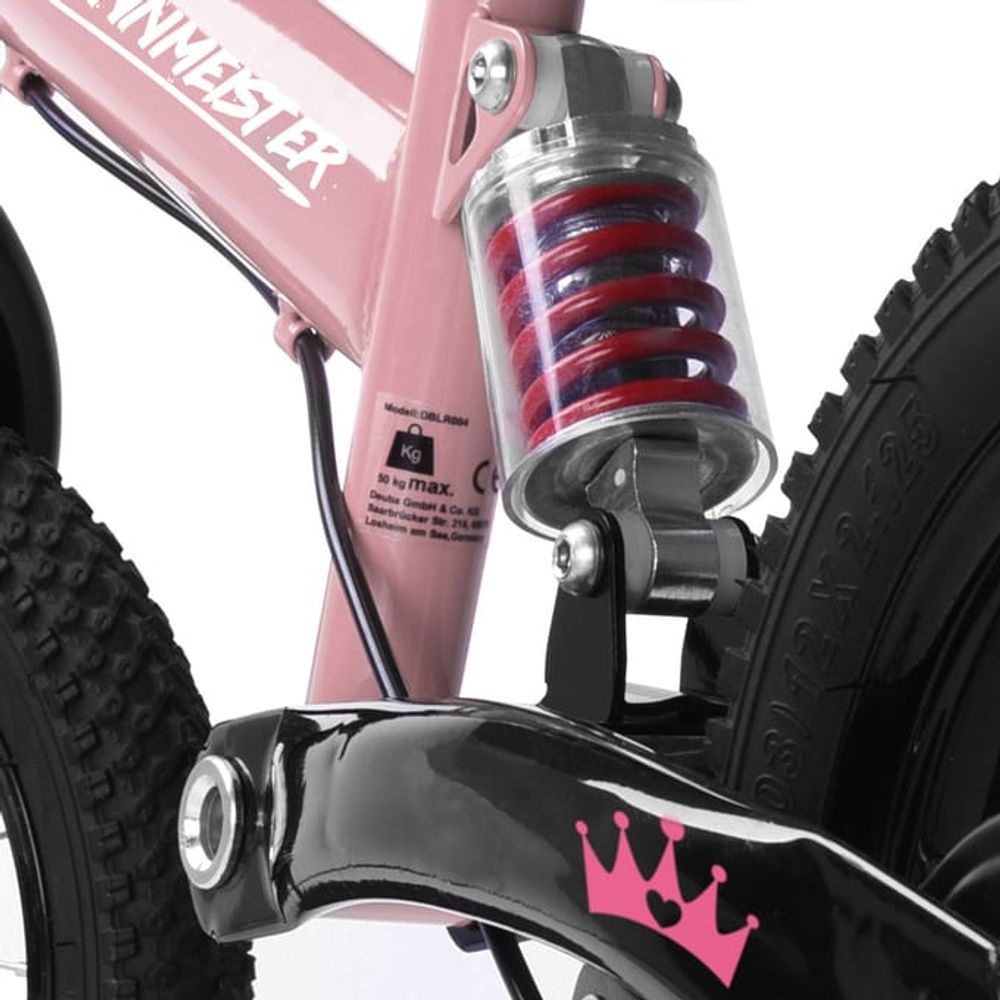 Balansesykkel med støtdemper - Rosa