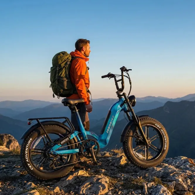 Hovedbilde Jobobike Vortex Elektrisk fulldempet fatbike