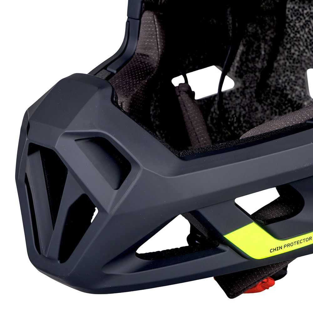 Downhillhjelm W-TEC Calheto Sort Neon | Lett Fullface Hjelm