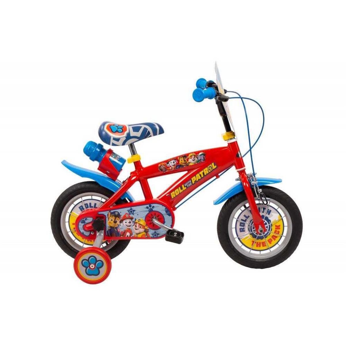 Barnesykkel Paw Patrol 12” - med støttehjul