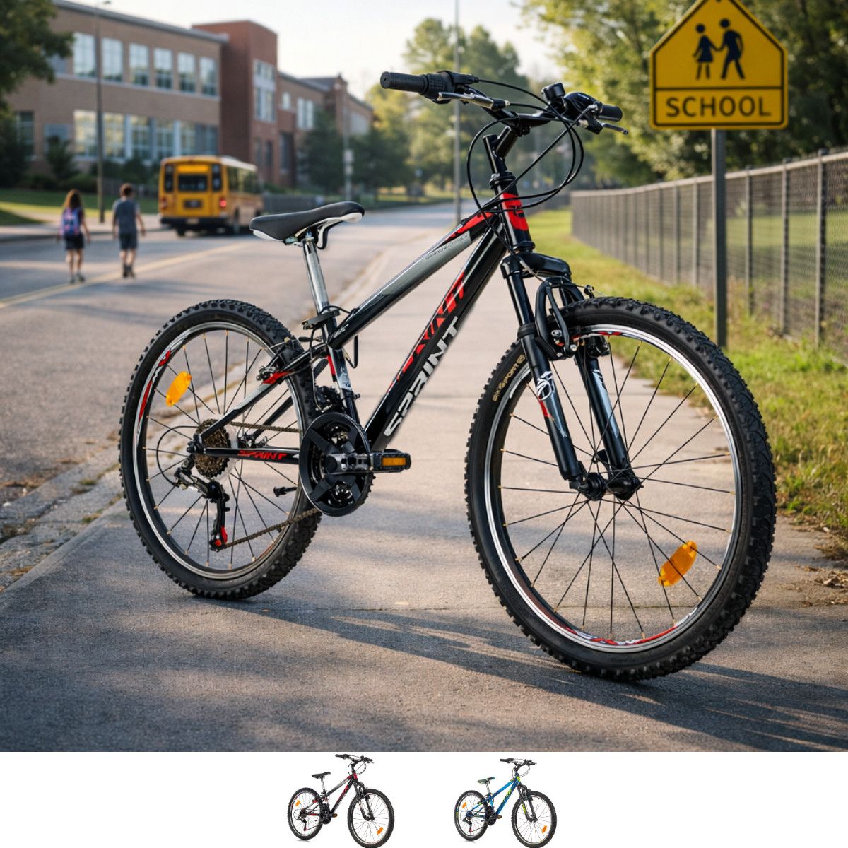 Casper 24 Barnesykkel med Shimano 6 gir - fargevalg