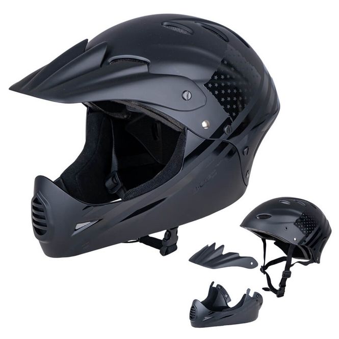 Hovedbilde W-TEC Campanero US Flag Downhill-hjelm | Avtakbar ...
