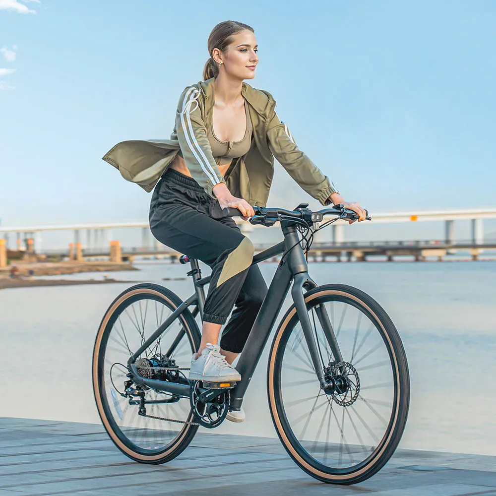 Fiido C21 Elektrisk Gravel & bysykkel - 17,5 kg - 160-205 høyde