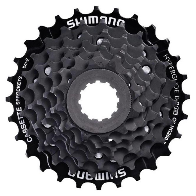 Hovedbilde Shimano HG200 7-Delt Kassett – 12-32T, Sort