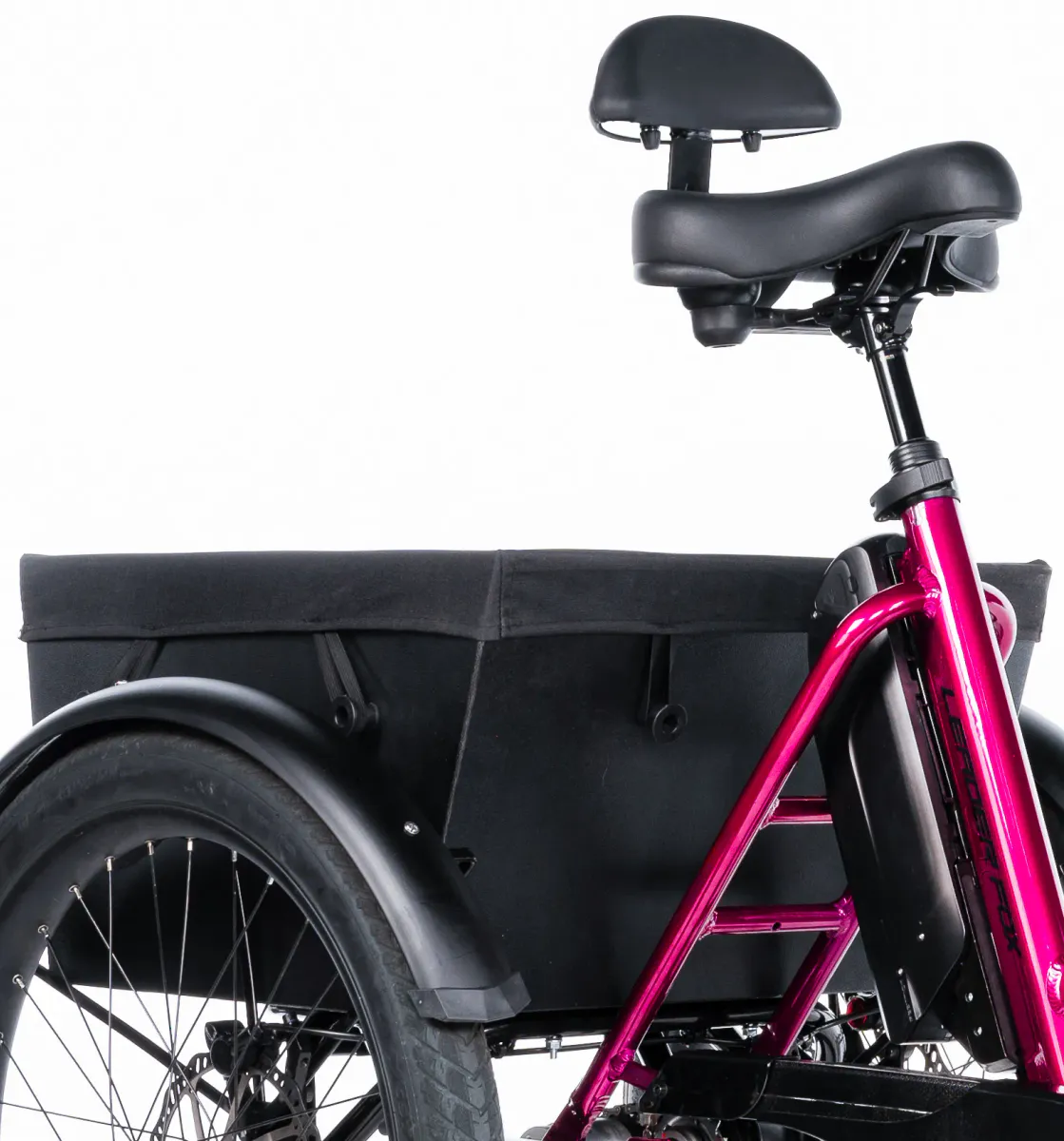 Regntrekk til trehjulssykkel bakkasse